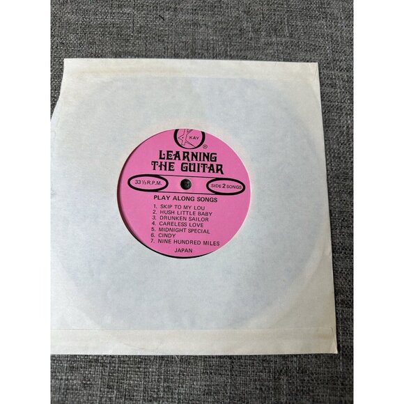 Kay Instrument Co 1970 Guitar Sounds Instructions Easy to Play Songbook & Record - Picture 6 of 6